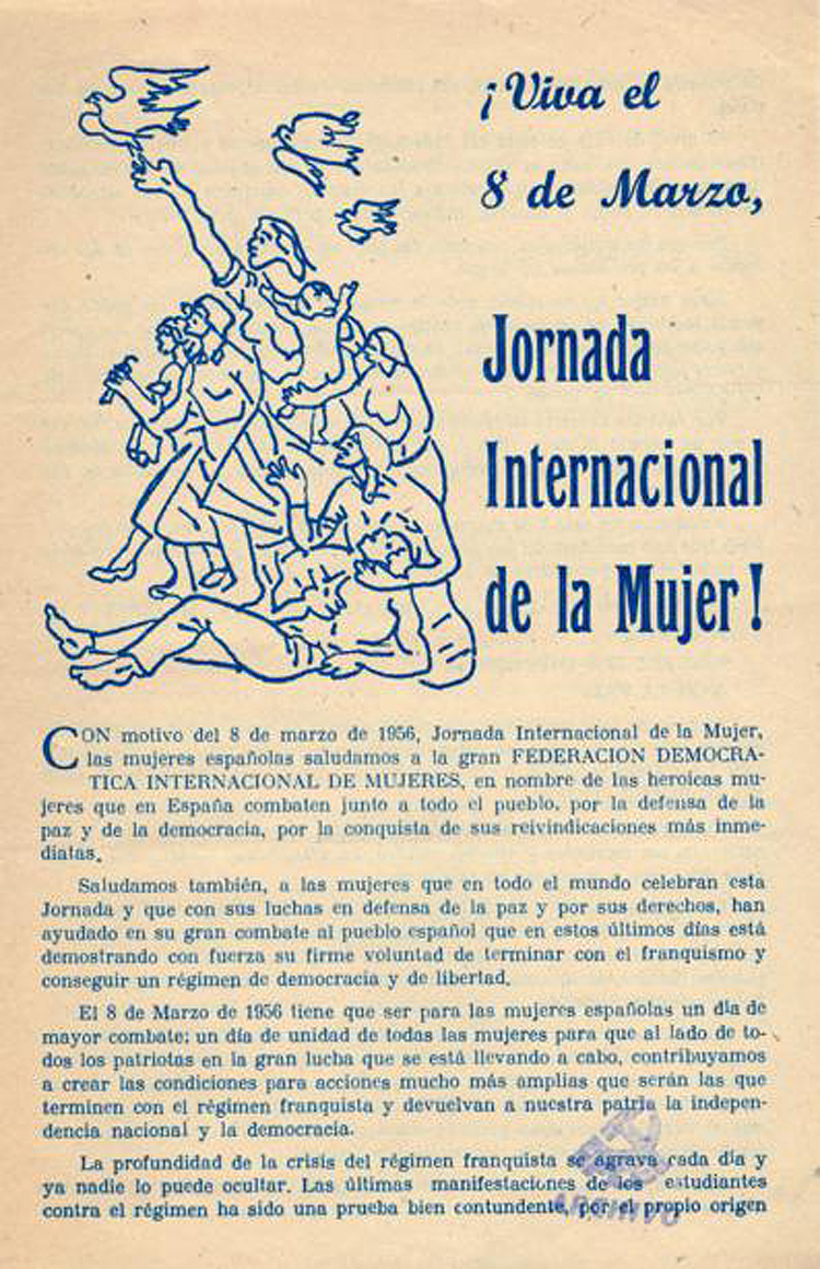 Publicación de Unión de Mujeres Españolas en México. Mayo de 1953.